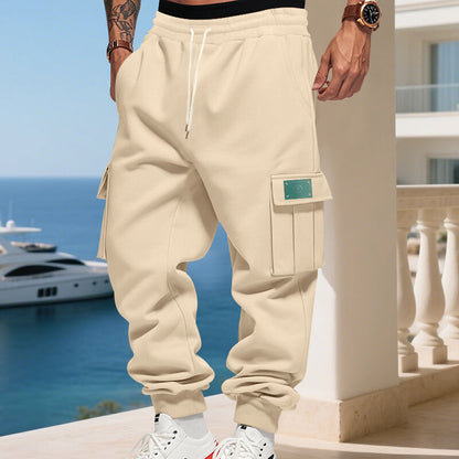 Herren Sweatpants Cargo Bequem Sportlich