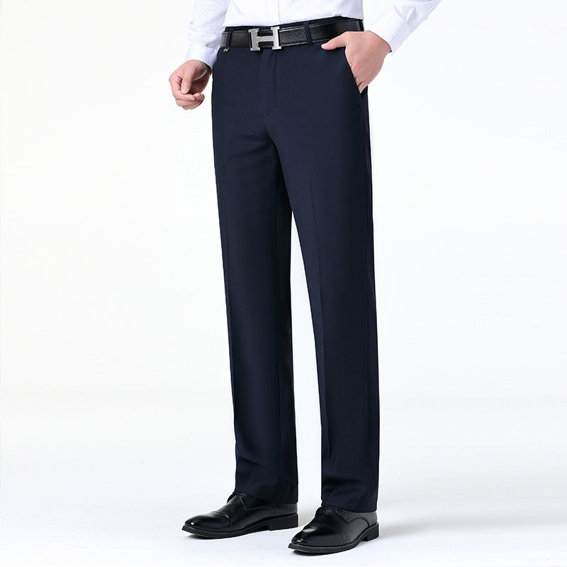 Herren Anzughose Elegant Slim Fit Strukturdesign