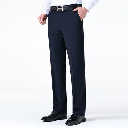 Herren Anzughose Elegant Slim Fit Strukturdesign