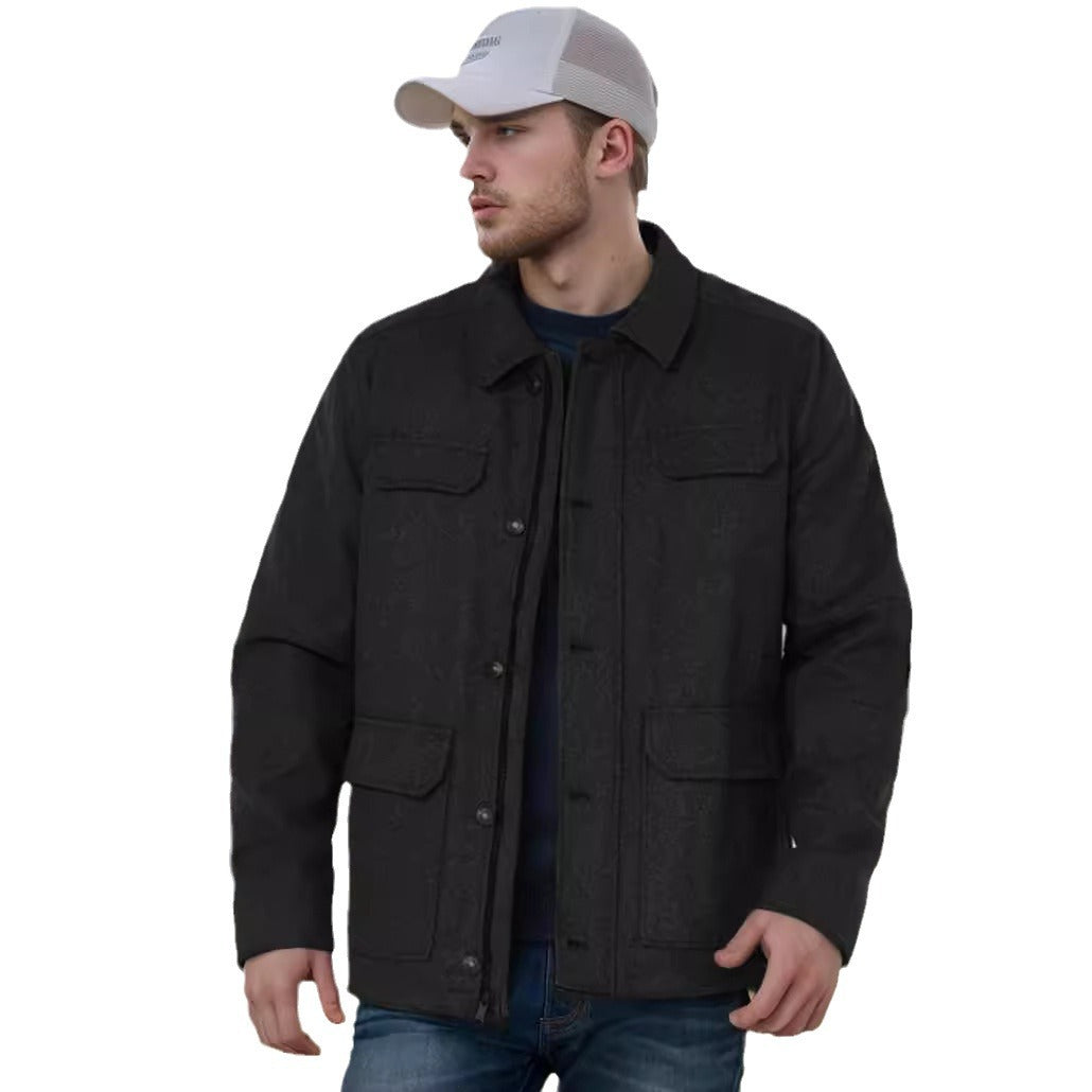 Herren Jacke Modern mit vielen Taschen Berlin Style