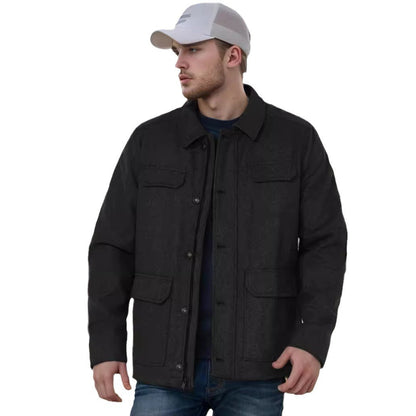 Herren Jacke Modern mit vielen Taschen Berlin Style