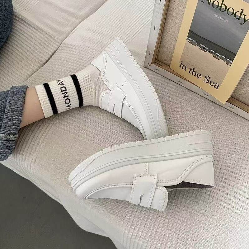 Damen Sneaker Chunky Slip On Bequem Modisch