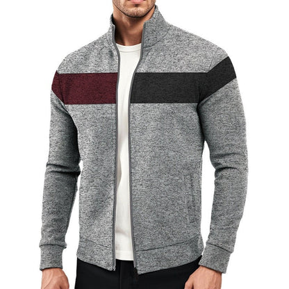 Herren Freizeitjacke Sportlich Farbblockiert Modern