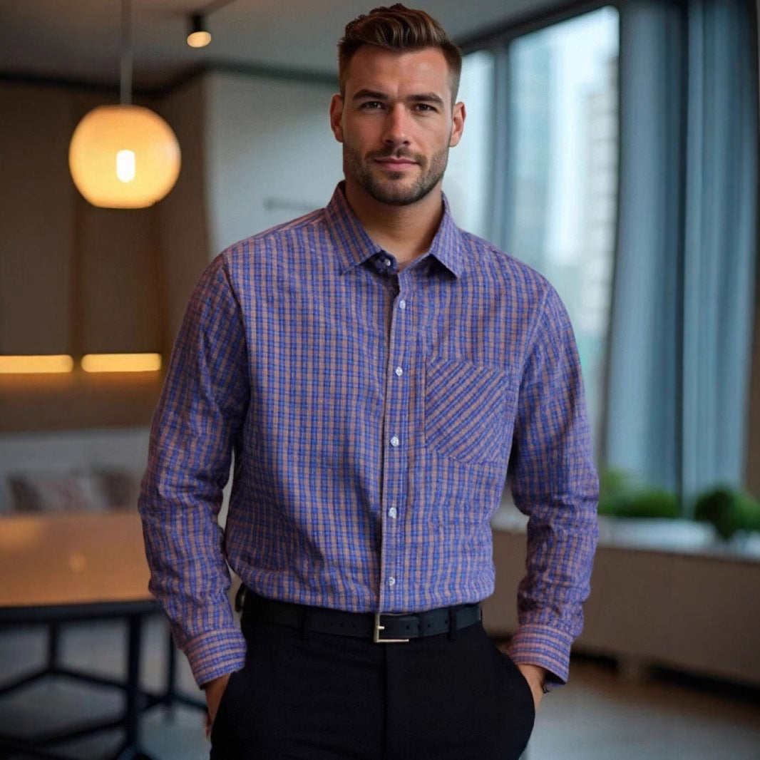 Herren Hemd Kariert Baumwolle Modern Berlin - BerlinGlamour