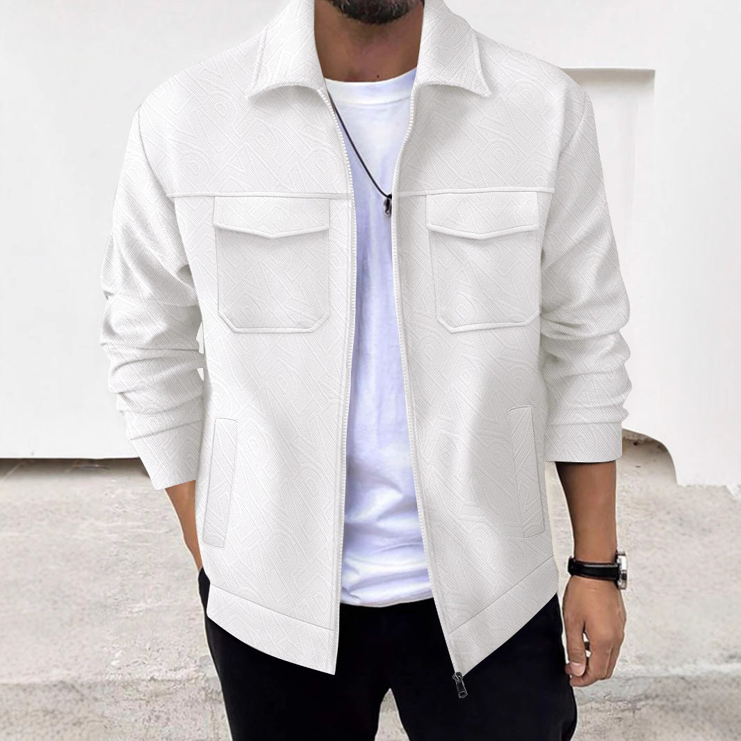 Herren Jacke Modern Stylisch Mit Taschen