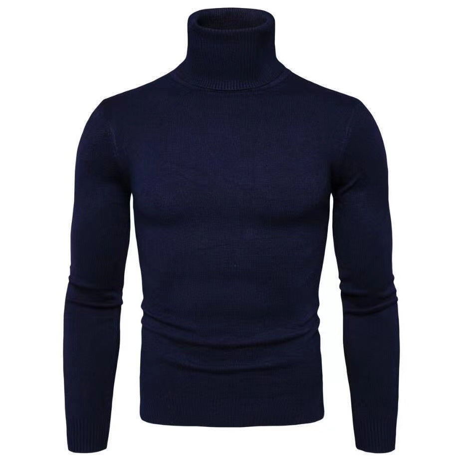 Herren Rollkragenpullover Baumwolle Hochwertig Elegannt
