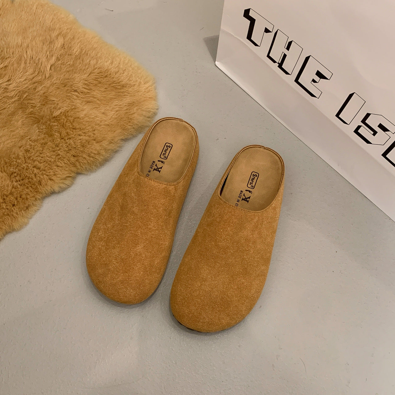 Damen Clogs Wildleder Bequem Ergonomisch