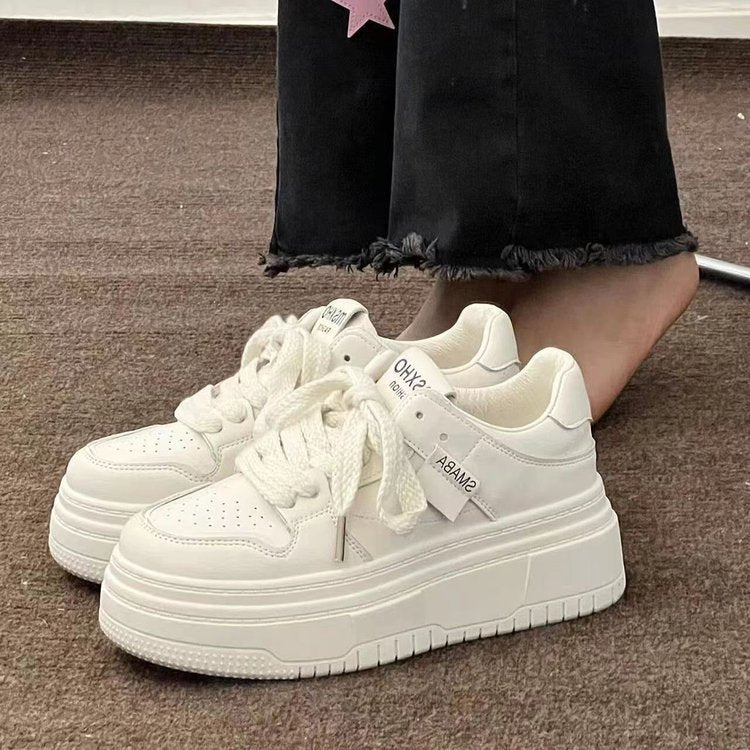 Damen Plateau Sneaker Modern Trendy Hohe Sohle