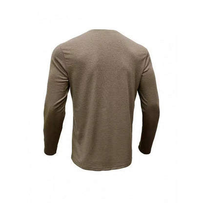 Der neue Titel wäre: Herren Langarmshirt mit modischem Stehkragen und eleganter Knopfleiste