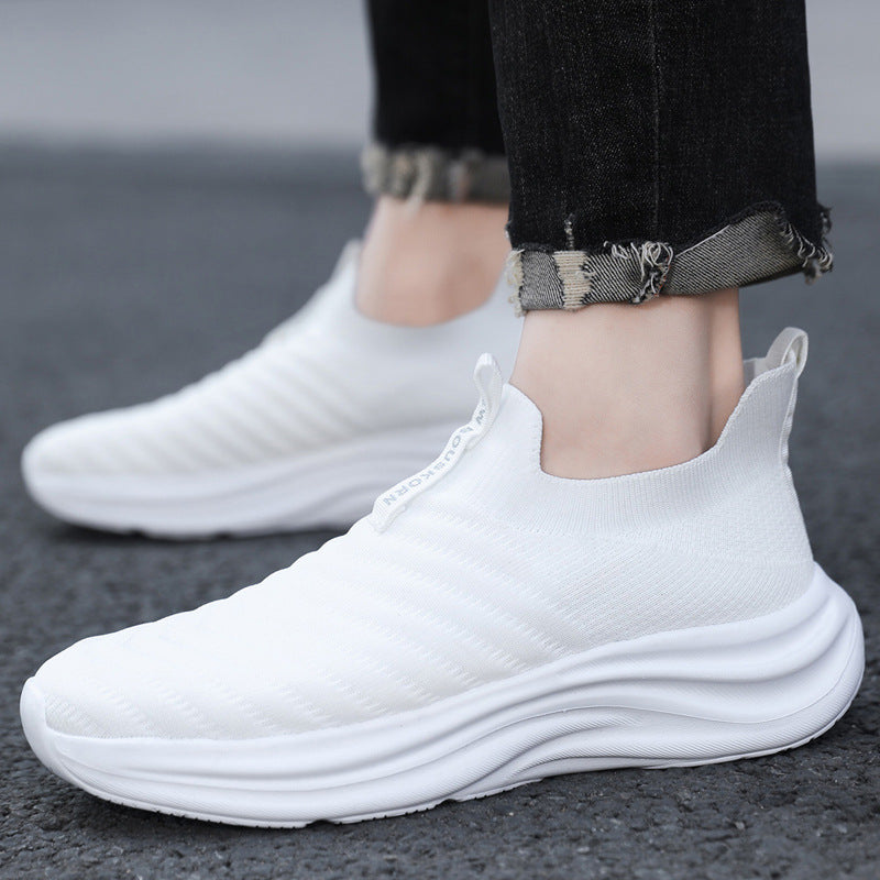 Damen Sneaker Bequem Slip-On Weich Laufsohle Komfort