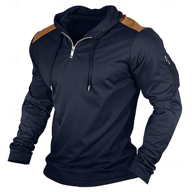 Herren Hoodie Sportlich Kapuze Modern - BerlinGlamour