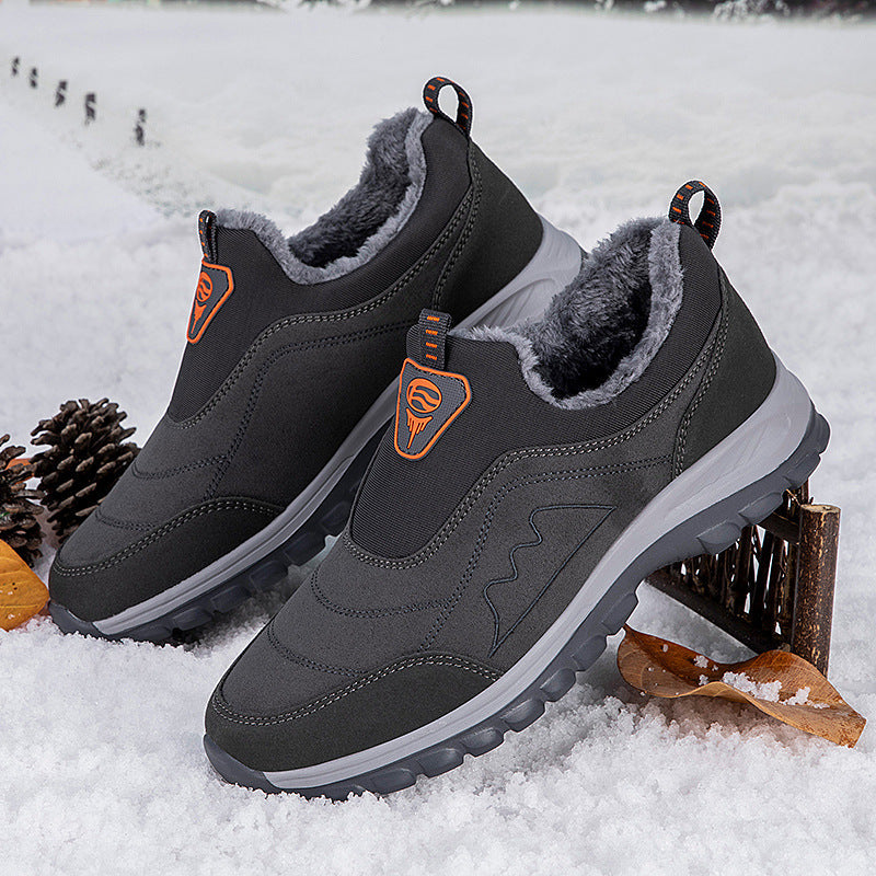 Damen Sneaker Warmfutter Slip-On Schuhe Winter