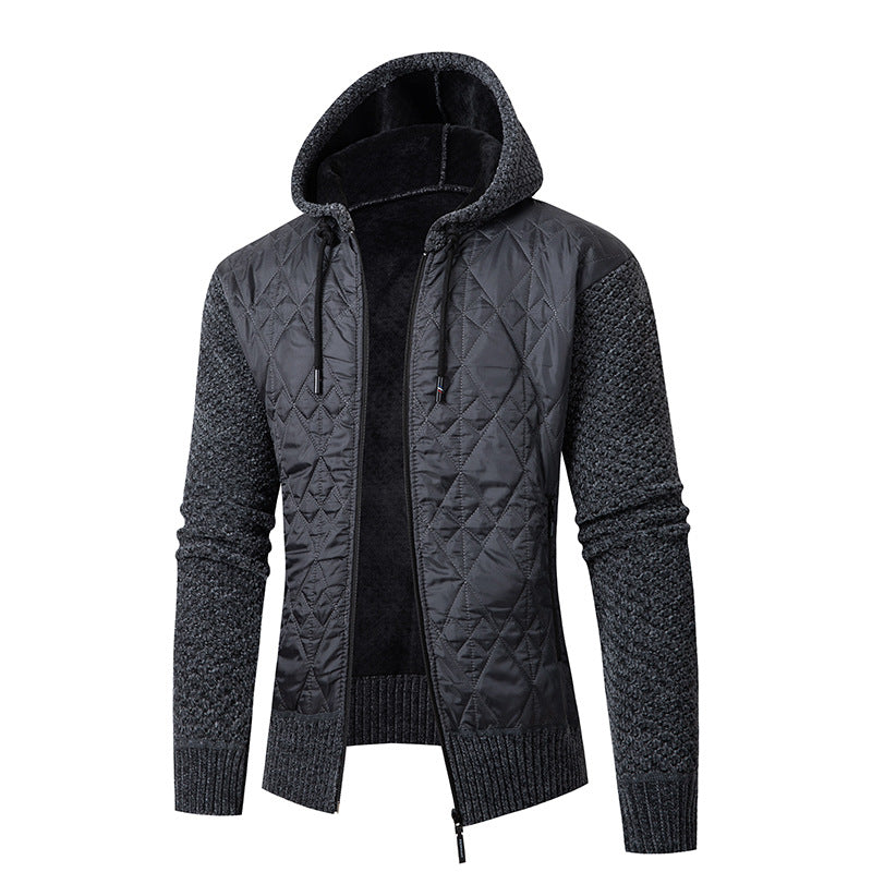 Herren Steppjacke Sportlich Warm Mit Reißverschluss