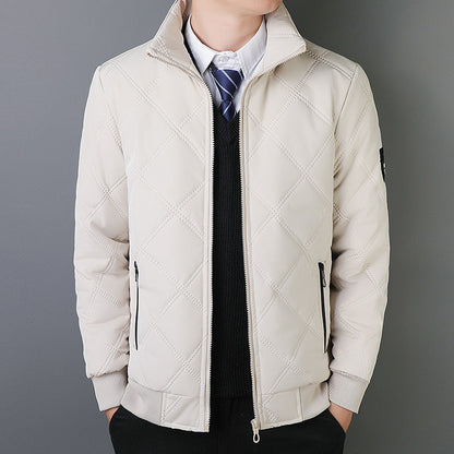Reißverschluss Steppjacke Damen Elegant Business