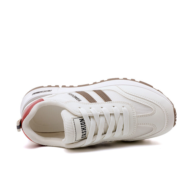 Damen Sneaker Sportlich atmungsaktiv Laufsohle