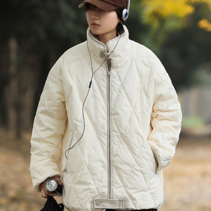 Damen Winterjacke Steppjacke Warm mit Kragen und Taschen