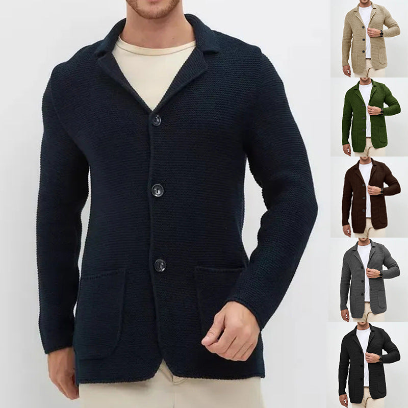 Herren Strickjacke Lässig Modern Mit Taschen - BerlinGlamour