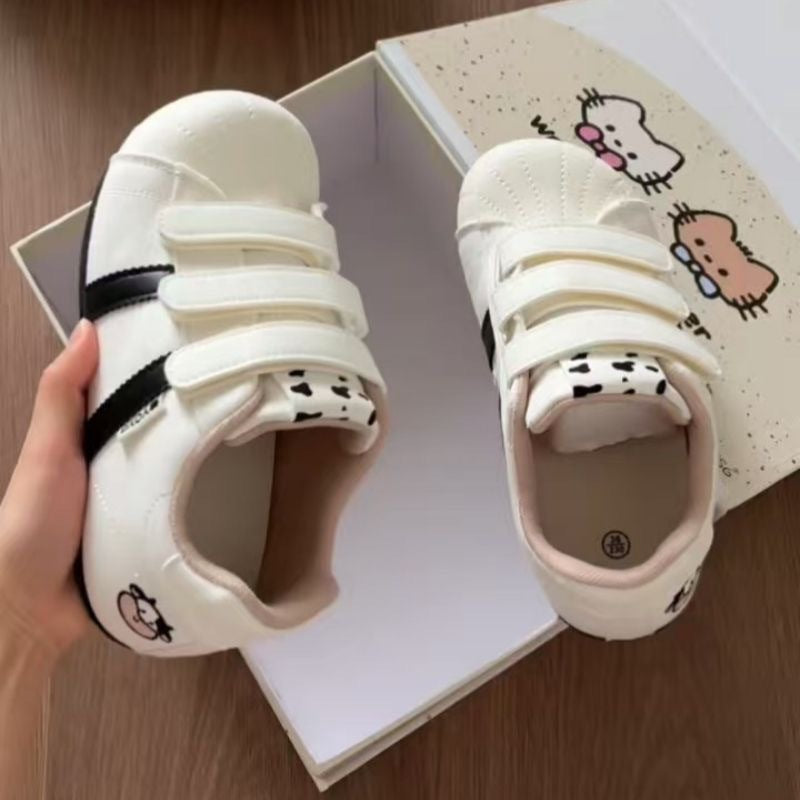 Damen Sportschuhe Kinderschuhe mit Klettverschluss Farbenfroh Mädchen