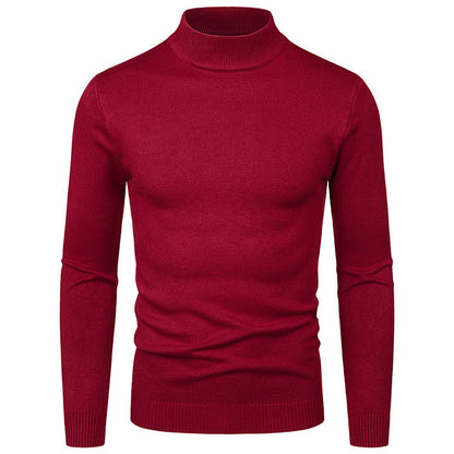 Herren Rollkragenpullover aus Merinowolle Warm Elegant