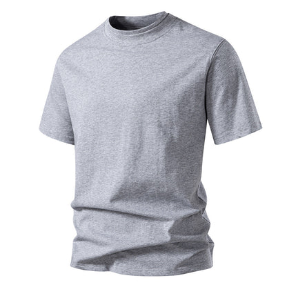 Herren Rundhalsshirt aus Baumwolle Minimalistisch Elegannt