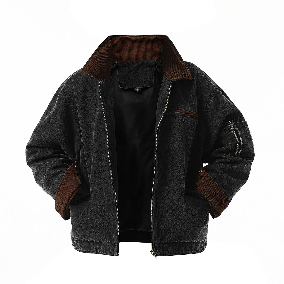 Herren Übergangsjacke Urban Style Stehkragen Taschen