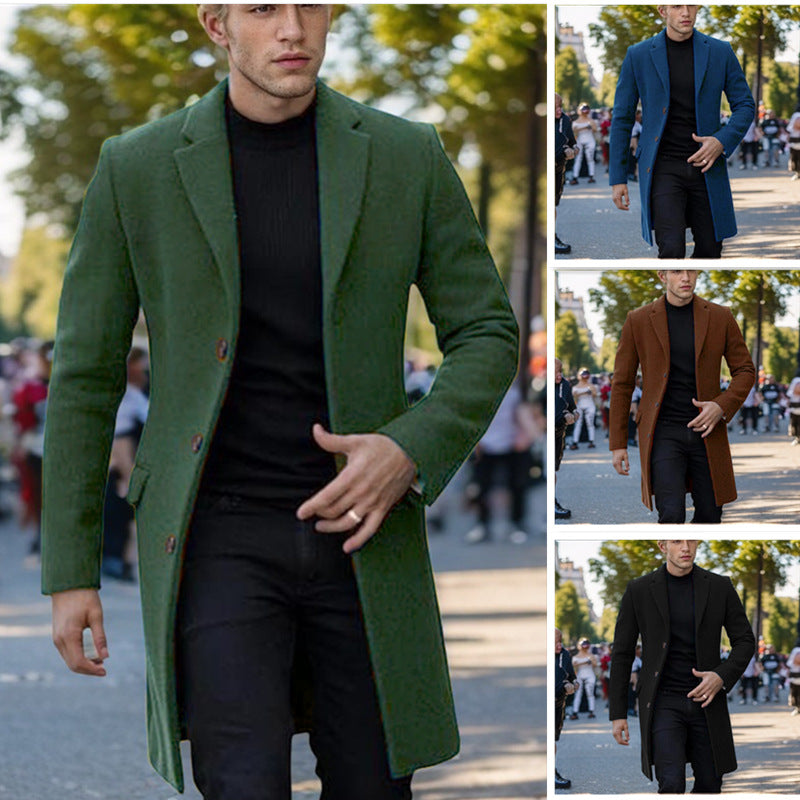 Eleganter Herren Mantel Modern Slim Fit - BerlinGlamour