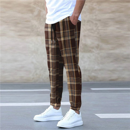 Herren Flanellhose Bequem Mit Seitentaschen Elastisch