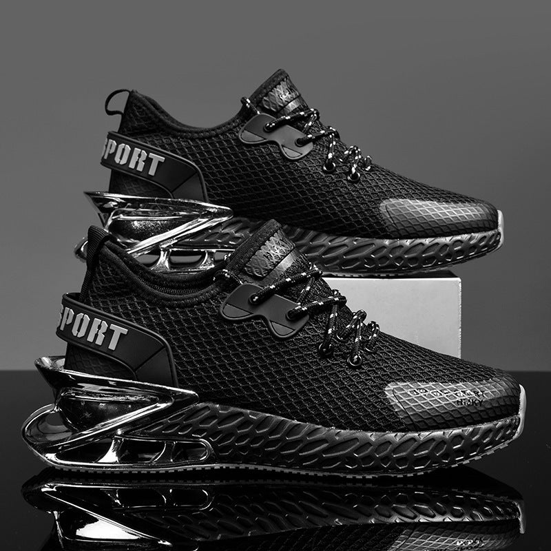 Damen Sneaker Sportlich Luftdämpfend Bequem