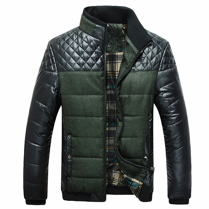 Herren Technikjacke Gesteppt Modern Slim Fit