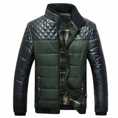 Herren Technikjacke Gesteppt Modern Slim Fit
