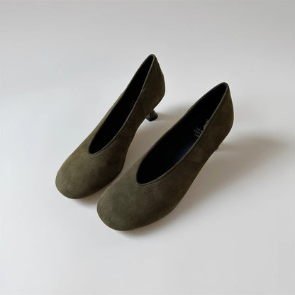 Damen Pumps Komfortabel Hohe Ferse Elegant Schwarz