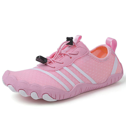 Damen Badeschuhe Sportlich Schnellschnürsystem Wasser Schuhe