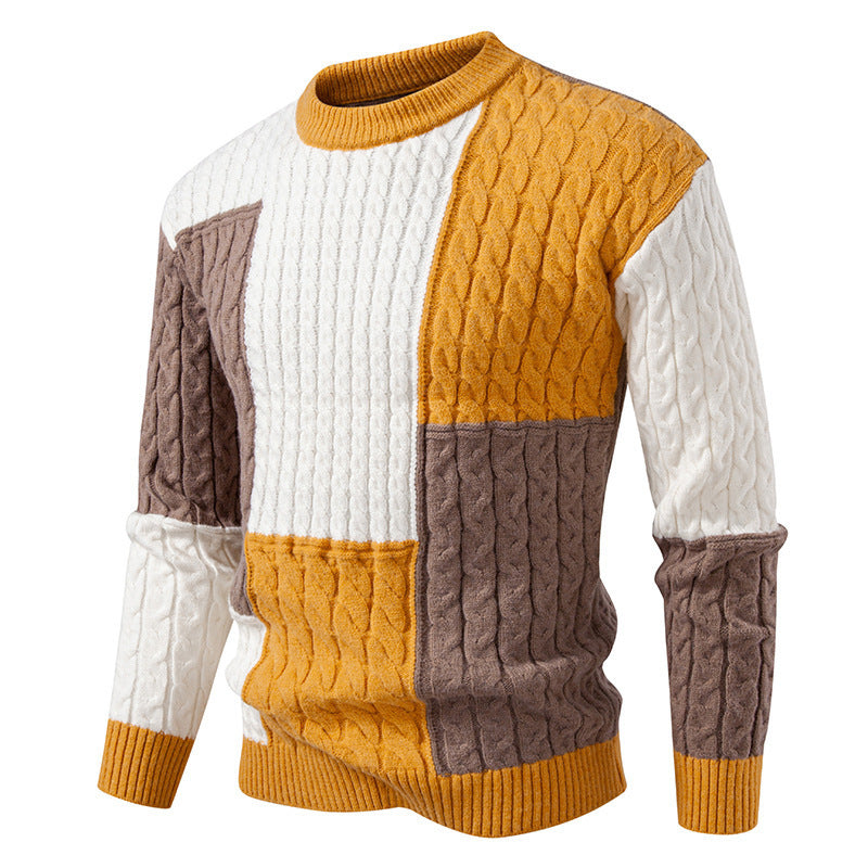 Herren Strickpullover Modern mit Muster und Tragekomfort