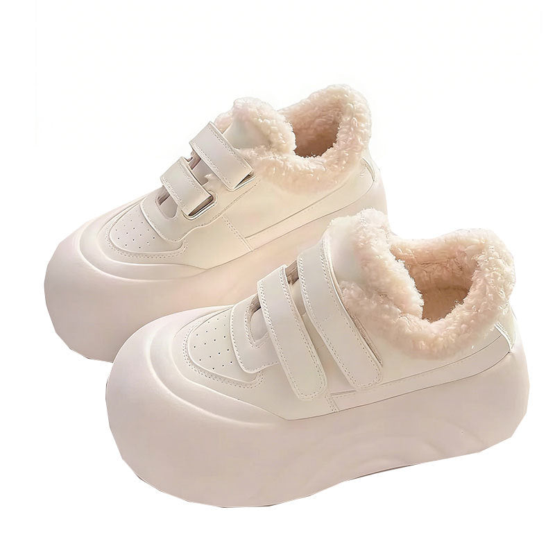 Damen Sneaker Warm Plüsch Innenfutter Komfort Schuhe