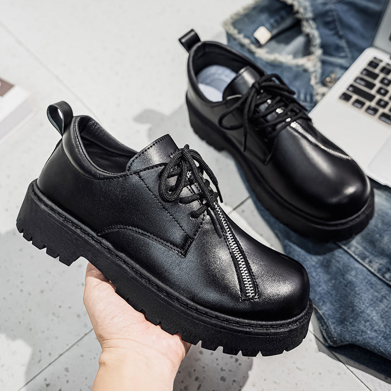 Damen Schnürschuhe Lässig mit Reißverschluss Rutschfest