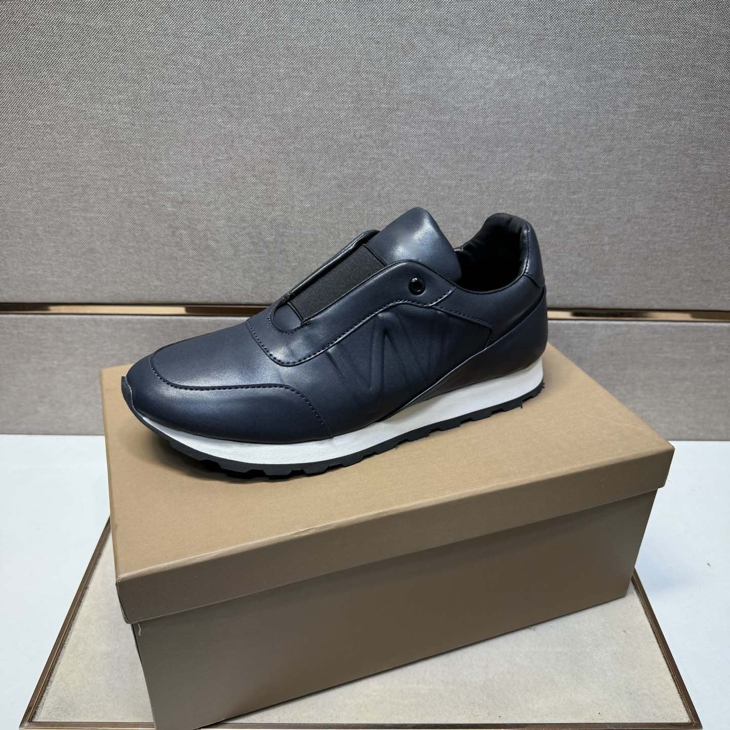 Damen Sneaker Slip-On Sportschuhe Elastisch Rutschfest