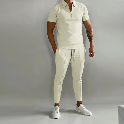 Herren Polohemd Kurzarm Sportlich Elegant