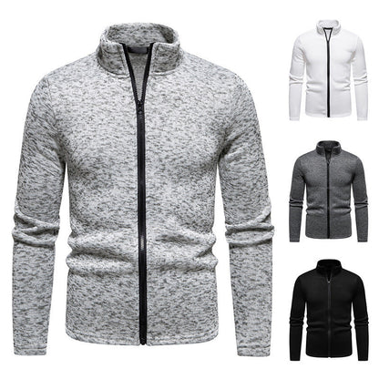 Herren Outdoorjacke Wasserfest mit hohem Kragen