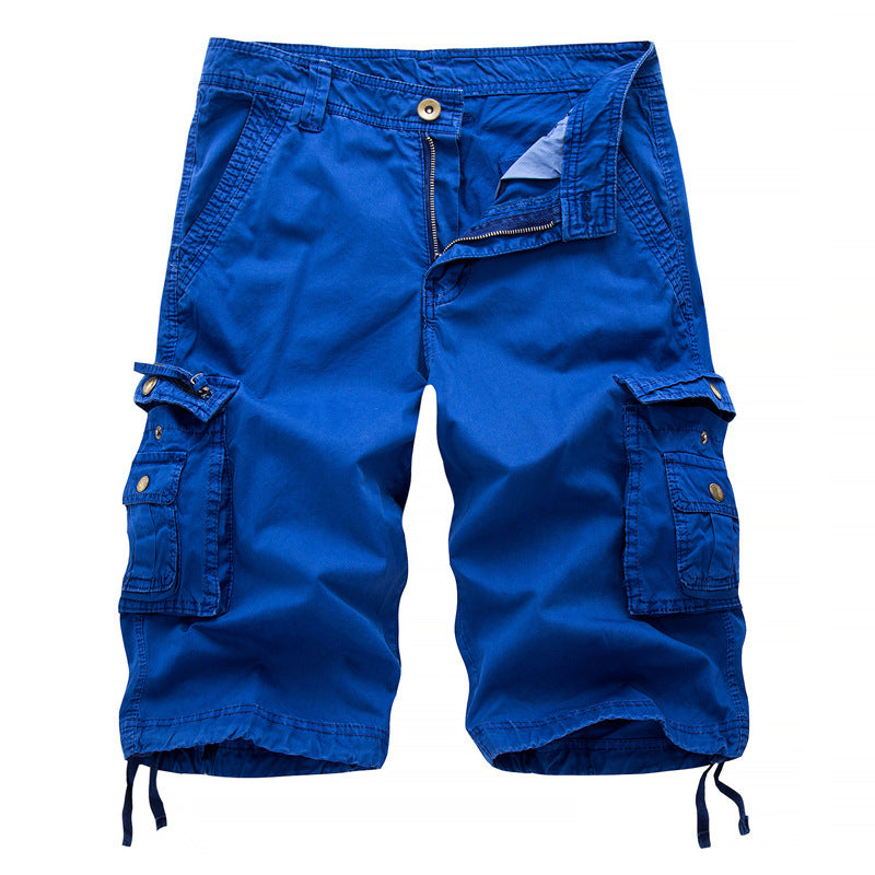 Herren Cargoshorts Elastisch Mit Vielen Taschen