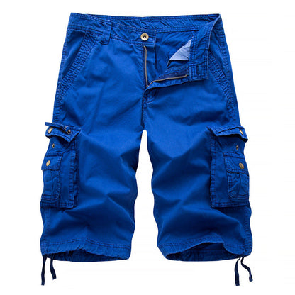 Herren Cargoshorts Elastisch Mit Vielen Taschen