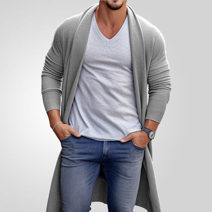 Herren Cardigan Lässig Offener Schnitt Modern Strick