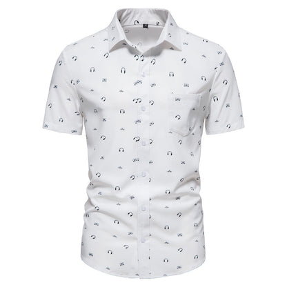 Herren Kurzarmhemd Geometrisch Druck Modern Berlin Style