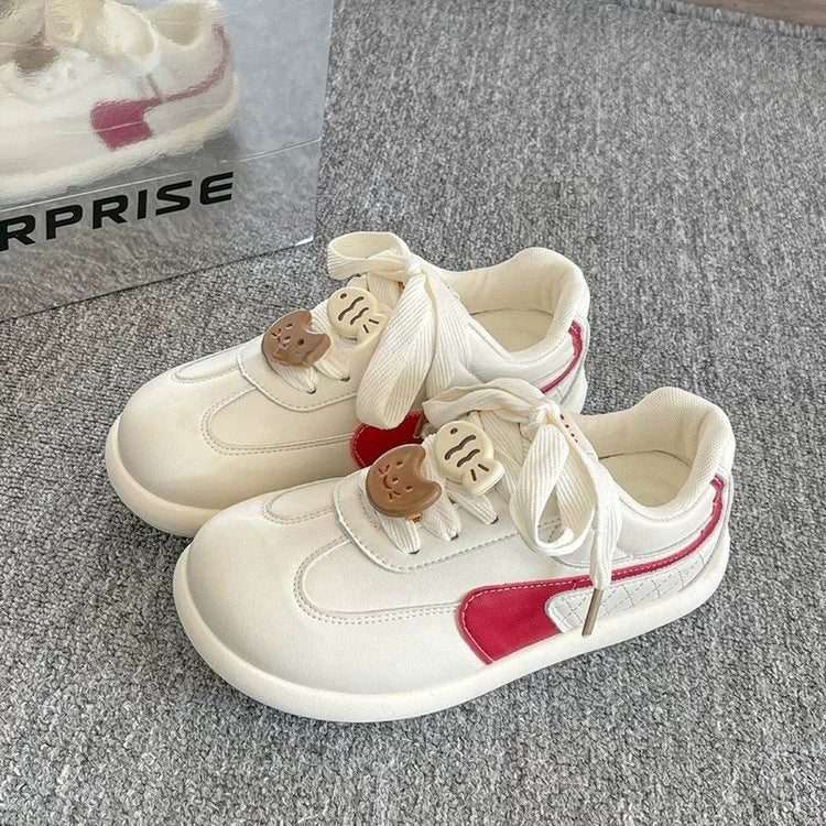 Damen Sneaker Sportlich Verspielt Schnürsenkel - BerlinGlamour