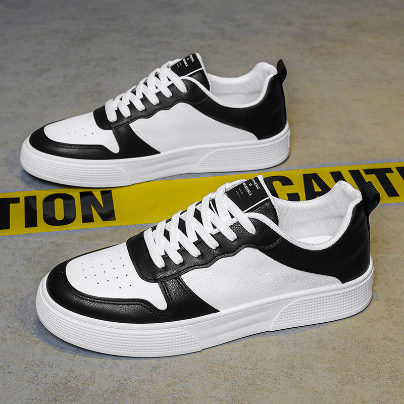 Damen Sneaker aus Kunstleder atmungsaktiv Schwarz - BerlinGlamour