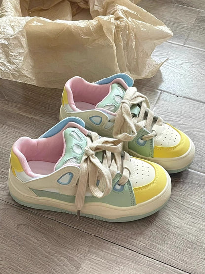 Sneakers Damen Bequem Atmungsaktiv Sportschuhe
