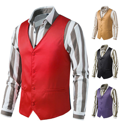 Herren Weste Modern Elegant Slim Fit - BerlinGlamour