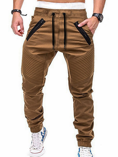 Herren Jogginghose Elastisch Mit Kontrasttaschen