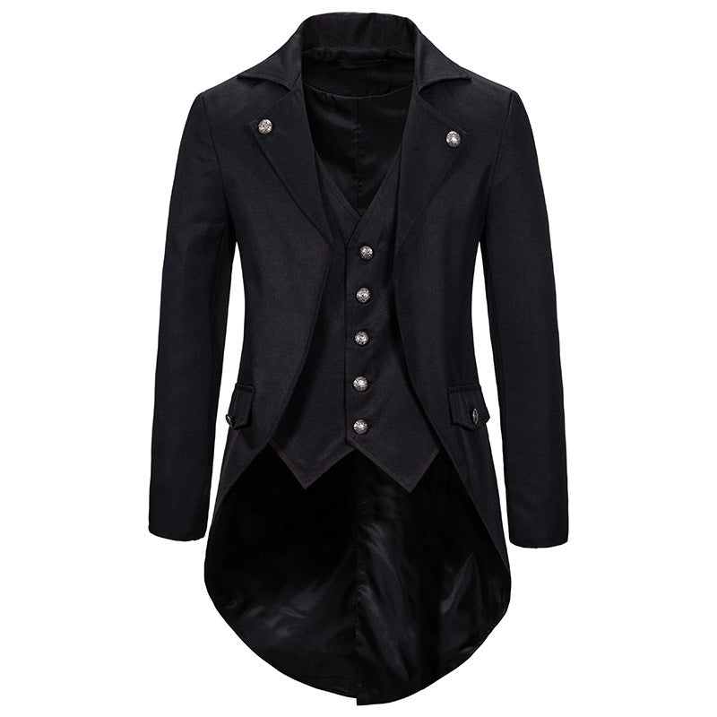 Herren Blazer Elegant Modern Asymmetrisch Floral