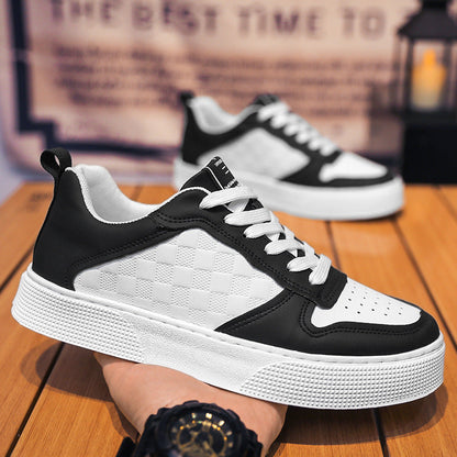 Damen Sneaker Karomuster Rutschfest Mode Sportschuhe