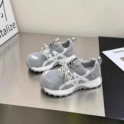 Damen Sneaker Sportlich Atmungsaktiv Mit Robusten Sohlen